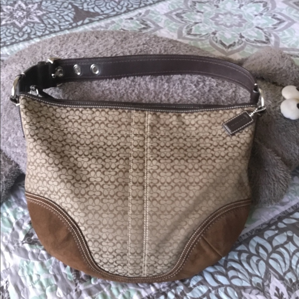 Coach hobo bag with dustbag